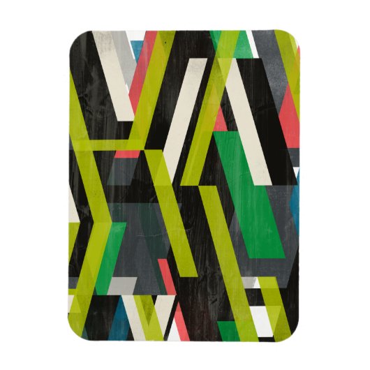 Diagonaal Slipstream-patroon Magneet (Verticaal)