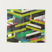 Diagonaal Slipstream-patroon Wandkleed (Voorkant (horizontaal))