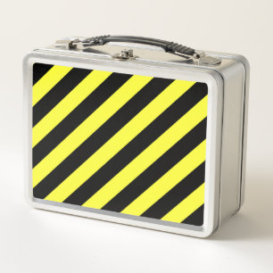 Diagonaal Stripe Geel en Zwart