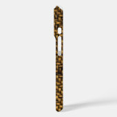 Diagonaal testpatroon Natuurlijke vezel Case-Mate iPhone Case (Achterkant / Links)