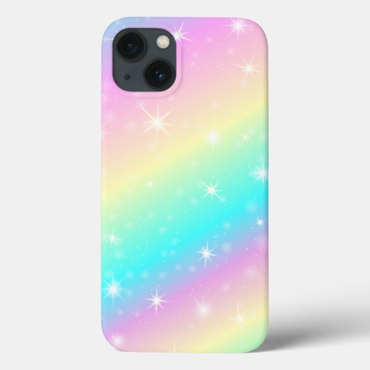 Diagonaal Unicorn pasta regenboogkleur Case-Mate iPhone Case (Achterkant)