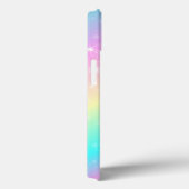 Diagonaal Unicorn pasta regenboogkleur Case-Mate iPhone Case (Achterkant / Rechts)