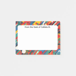 Diagonaal verfspat post-it® notes