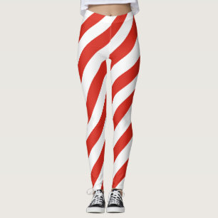 Diagonaal voor de nationale vlag van Canada Leggings