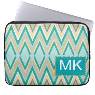 diagonaal zigzag-telefoons laptop sleeve