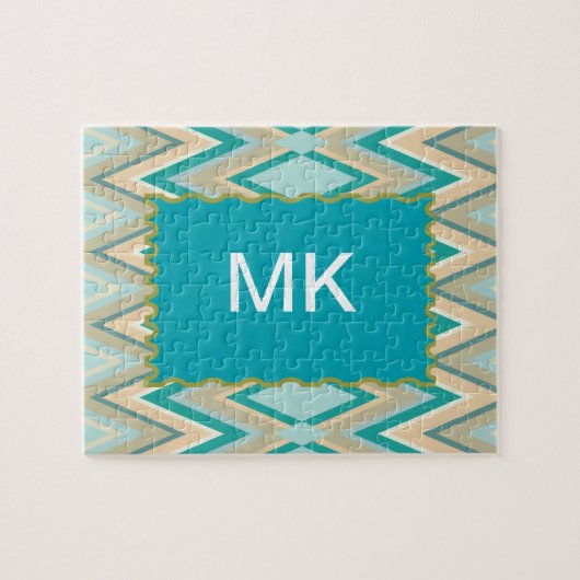 diagonaal zigzag-telefoons legpuzzel (Horizontaal)