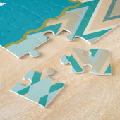 diagonaal zigzag-telefoons legpuzzel (Zijkant)