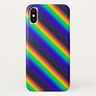 Diagonaal zonnespectrum iPhone x hoesje