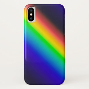 Diagonaal zonnespectrum iPhone x hoesje