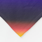 Diagonaal zonnespectrum fleece deken (Hoek)