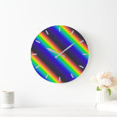 Diagonaal zonnespectrum grote klok (Huis)