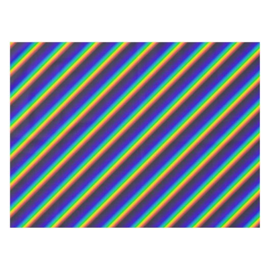 Diagonaal zonnespectrum tafelkleed (Voorkant (Horizontaal))