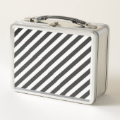 Diagonal black and white stripes  pattern (Voorkant)