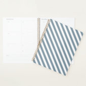 Diagonal blue and white stripes pattern (Devant avec enveloppe)