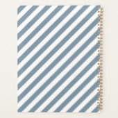 Diagonal blue and white stripes pattern (Dos)