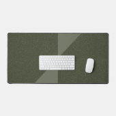 Diagonal Split Moss Green Desk Mat - Personnalisab (Clavier et souris)
