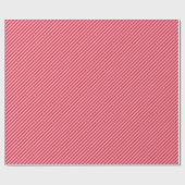 Diagonal Striped Pattern Red Pink Medium Stripe Cadeaupapier (Vlak)