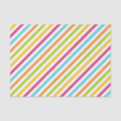 Diagonal stripes in vibrant colors tissuepapier (Voorkant)