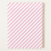 Diagonal white and pink stripes pattern (Dos)