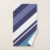 Diagonale en bande moderne (Serviette à main)