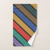 Diagonale multicolore (Serviette à main)