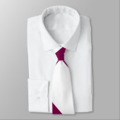 diagonale pruim met brede strepen stropdas (Gebonden)