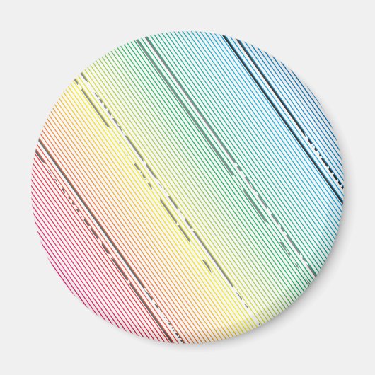 Diagonale strepen achtergrond 10 magneet (Voorkant)