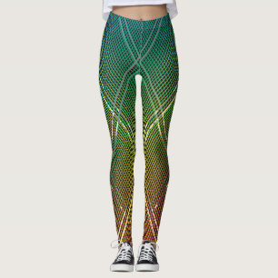 Diagonale strepen achtergrond 11 leggings