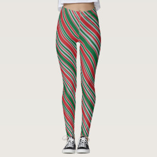 Diagonale strepen achtergrond leggings