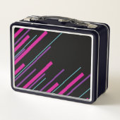 Diagonalen - Roze, Paars, blauw en zwart (Achterkant)