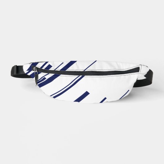 Diagonales en bleu et blanc (Recto)