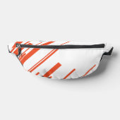 Diagonales en orange et blanc (Poser)