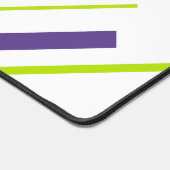 Diagonales en vert citron vert et violet (Coin)