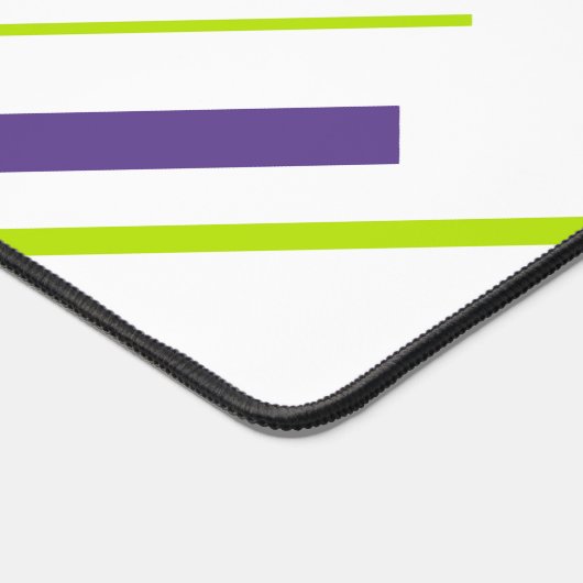 Diagonales en vert citron vert et violet (Coin)