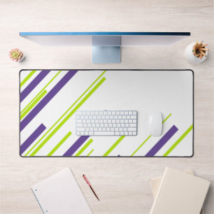Diagonales en vert citron vert et violet