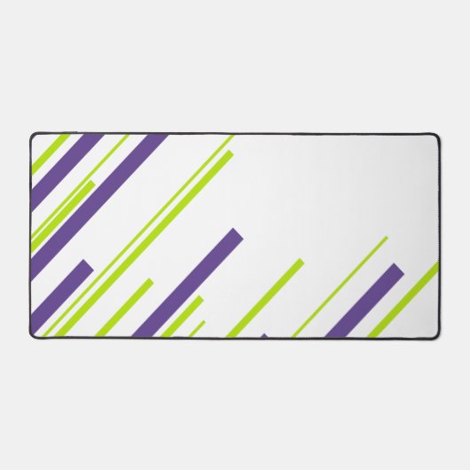 Diagonales en vert citron vert et violet (Recto)