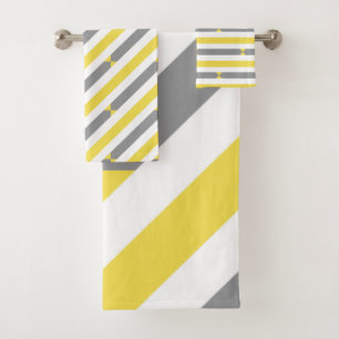 Diagonales grises et jaunes