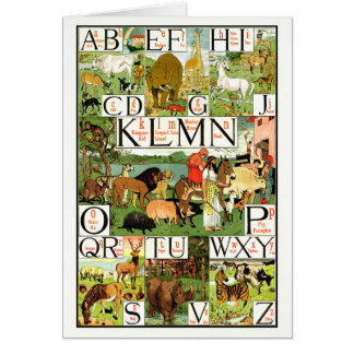 Diagramme d'alphabet d'ABC de Noé en anglais