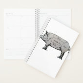 Diagramme de cochon du boucher (Devant avec enveloppe)