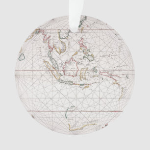 Diagramme de mer à l'est de l'Inde Indonésie