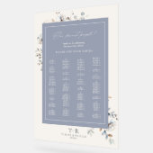 Diagramme de siège Fleur sauvage délicat Dusty Blu (Angle)