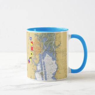 Diagramme intérieur de port de baie mobile, tasse