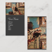 DIALECTICS, blauw groen bruin, grijs Visitekaartje (Voorkant / Achterkant)