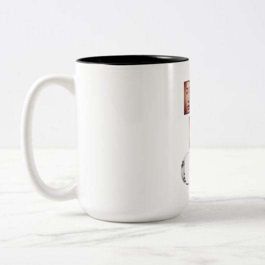 Dialogue Faces Gradient Letters Mug (Gauche)