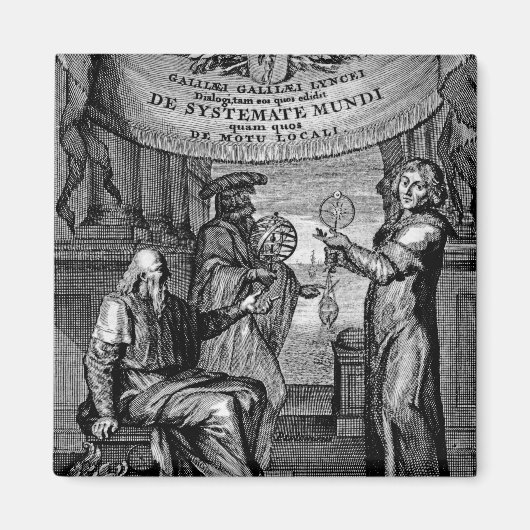 "Dialogus de Systemate Mundi" Magneet (Voorkant)