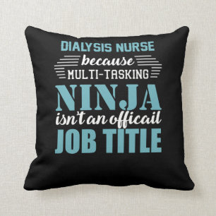 Dialyse geneest door multitasking Ninja Kussen