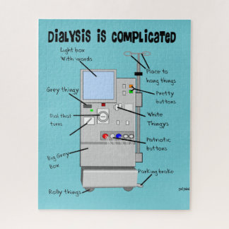 Dialyse Humor kussen Legpuzzel