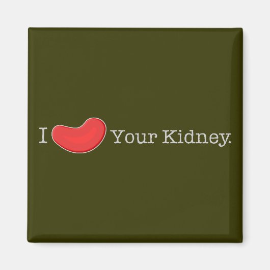 Dialyse-Humor T-shirts, cadeaus Magneet (Voorkant)