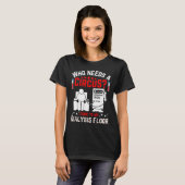 Dialyse Machine Technician Nephrologist Tech Uni- T-shirt (Voorkant volledig)