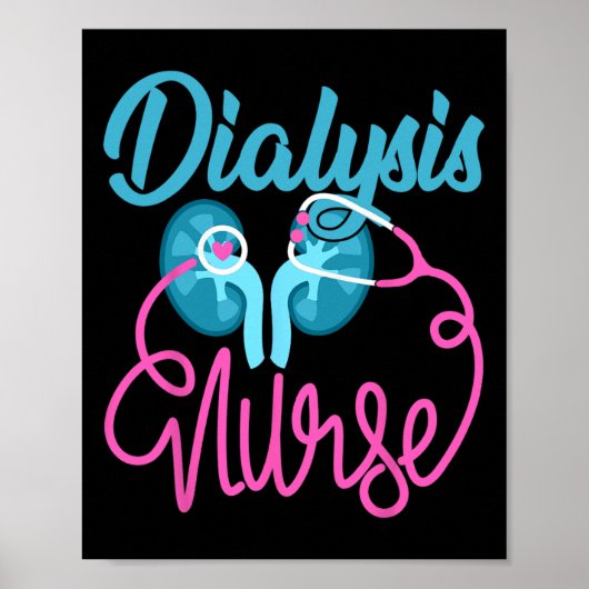 Dialyse Nefrologie Nefrologie Dialyseteam Poster (Voorkant)